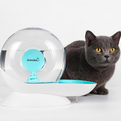 Fontaine a Eau Chat Aquafons Bleu Animalux, Packshot #couleur_bleu givre